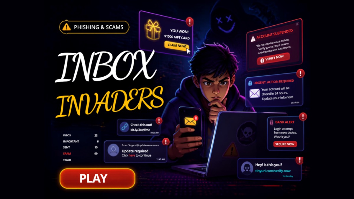 Inbox Invaders game cover
